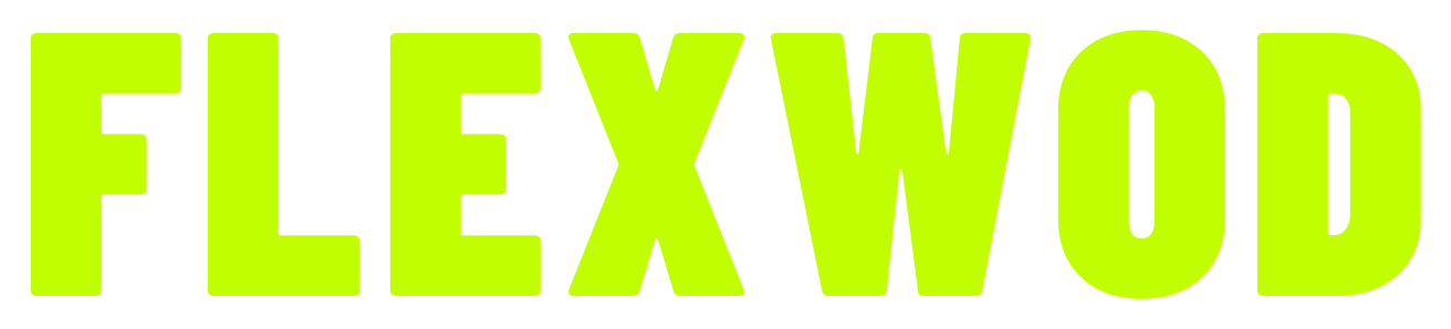Wordmark — FlexWOD brand asset